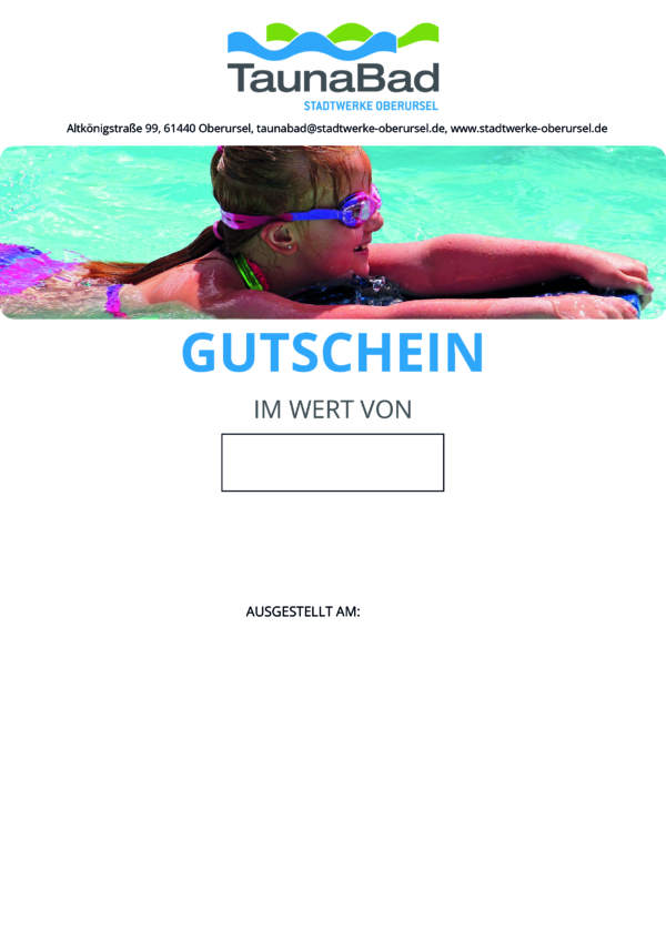 Gutschein Schwimmkurs 2025